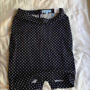 Draper James polka dot pencil skirt